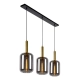 lafabryka.pl Lampa wisząca 3L smoke grey JOANET 45494/03/65 Lucide